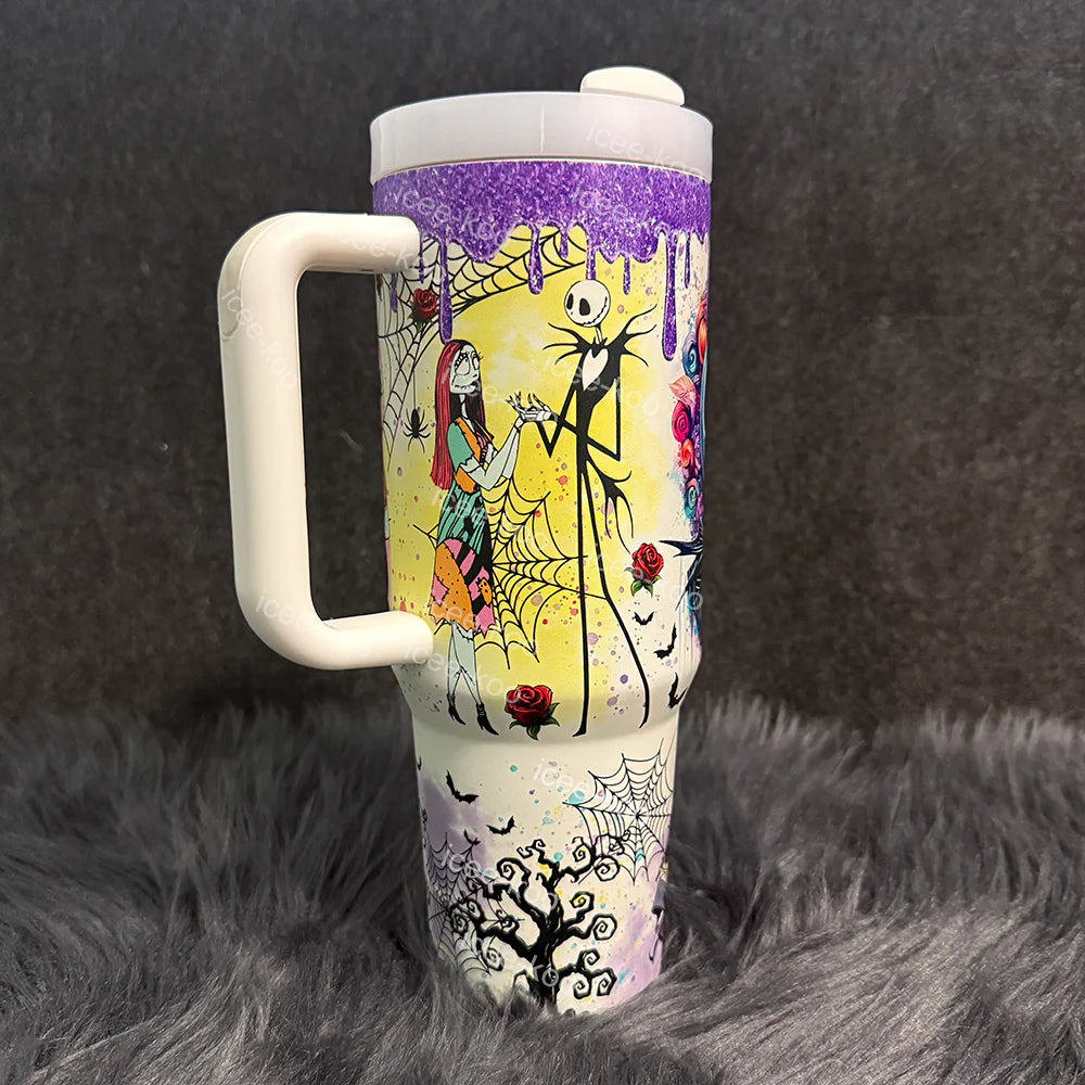 Sally x Jack Skellington Tumbler