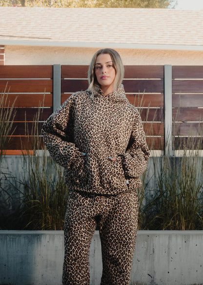 Leopard Print Hoodie
